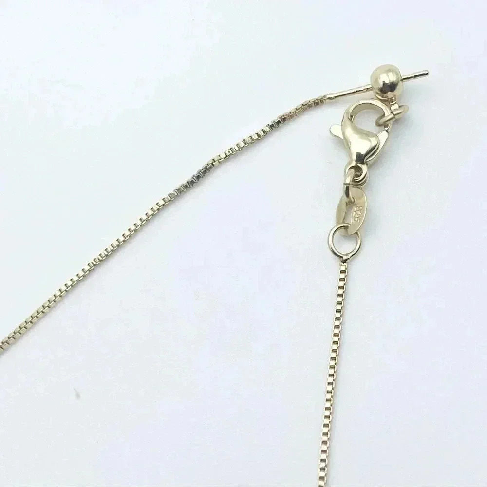 Box Chain Necklace Gold Plated - Picture 2 of 4
